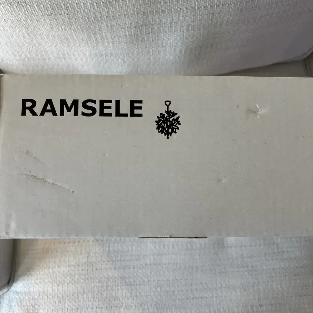 IKEA RAMSELE Pendant Lamp David Wahl White Floral Chandelier Complete Box Light